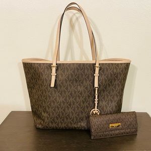 Monogrammed MK purse(large) and wallet